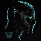Productafbeelding Black Panther - Neon Face T-Shirt zwart