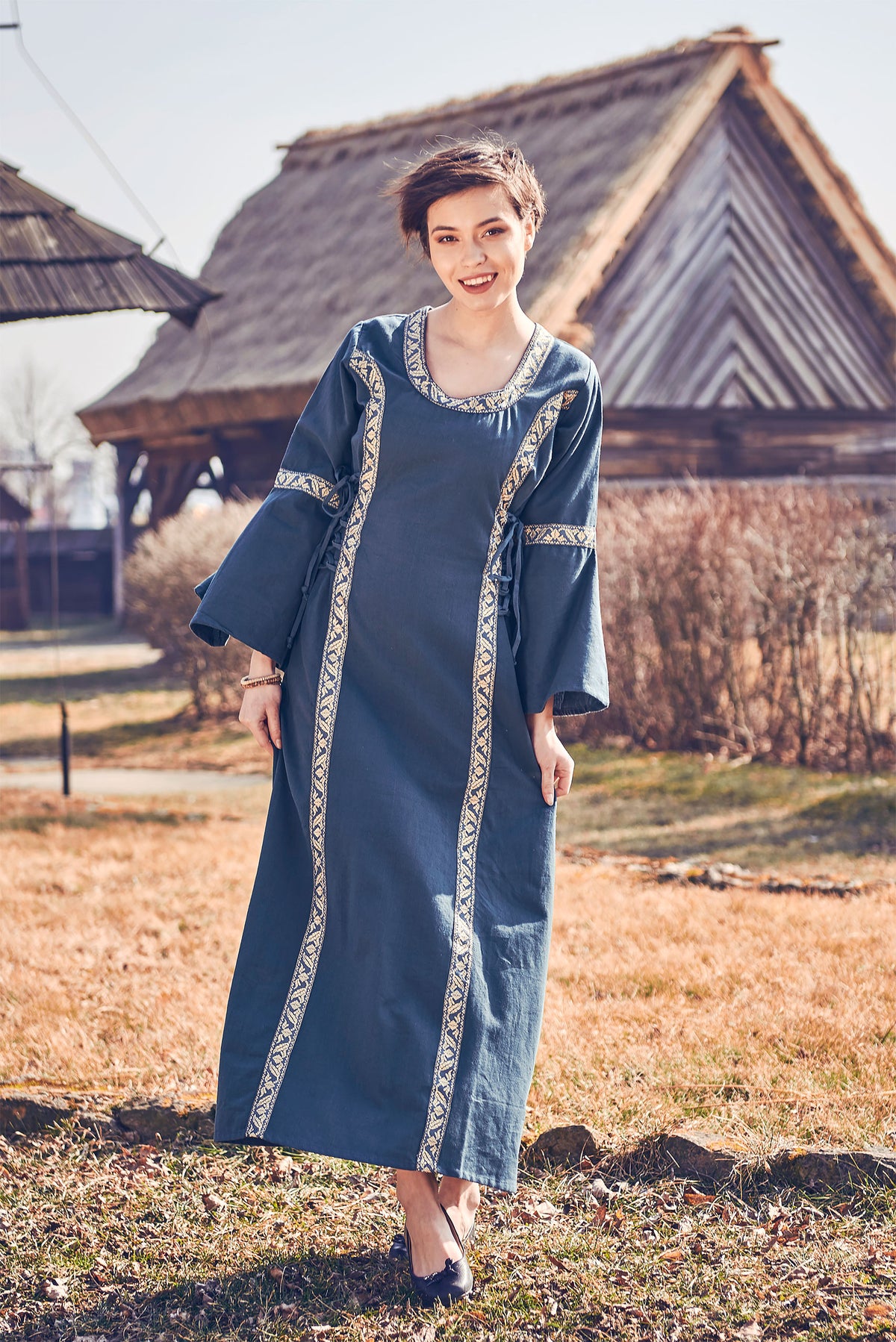 Product image Medieval Dress Reinhild Blue