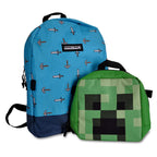 Productafbeelding Minecraft - Zwaard & Bijl Rugzak met Creeper Mini Tas