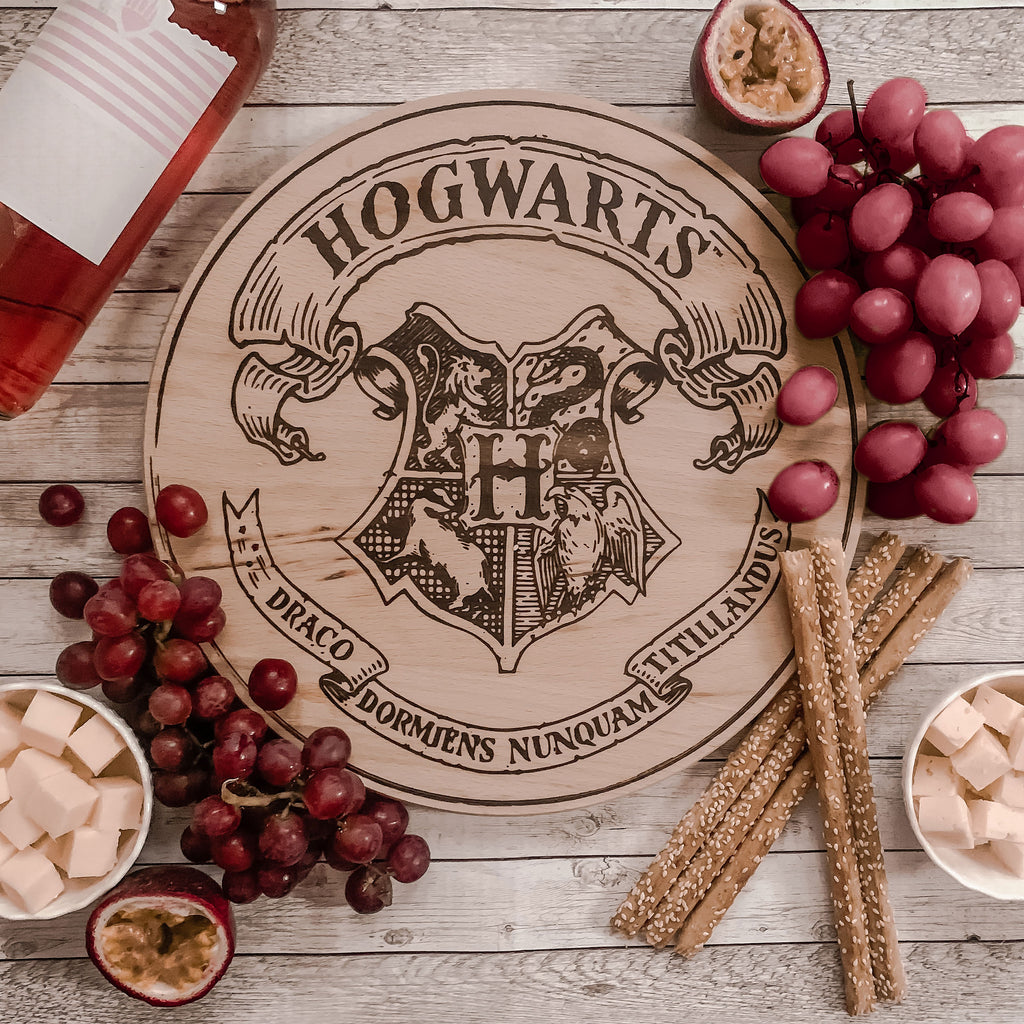 Productafbeelding Harry Potter - Hogwarts Wapen Snijplank Beuken