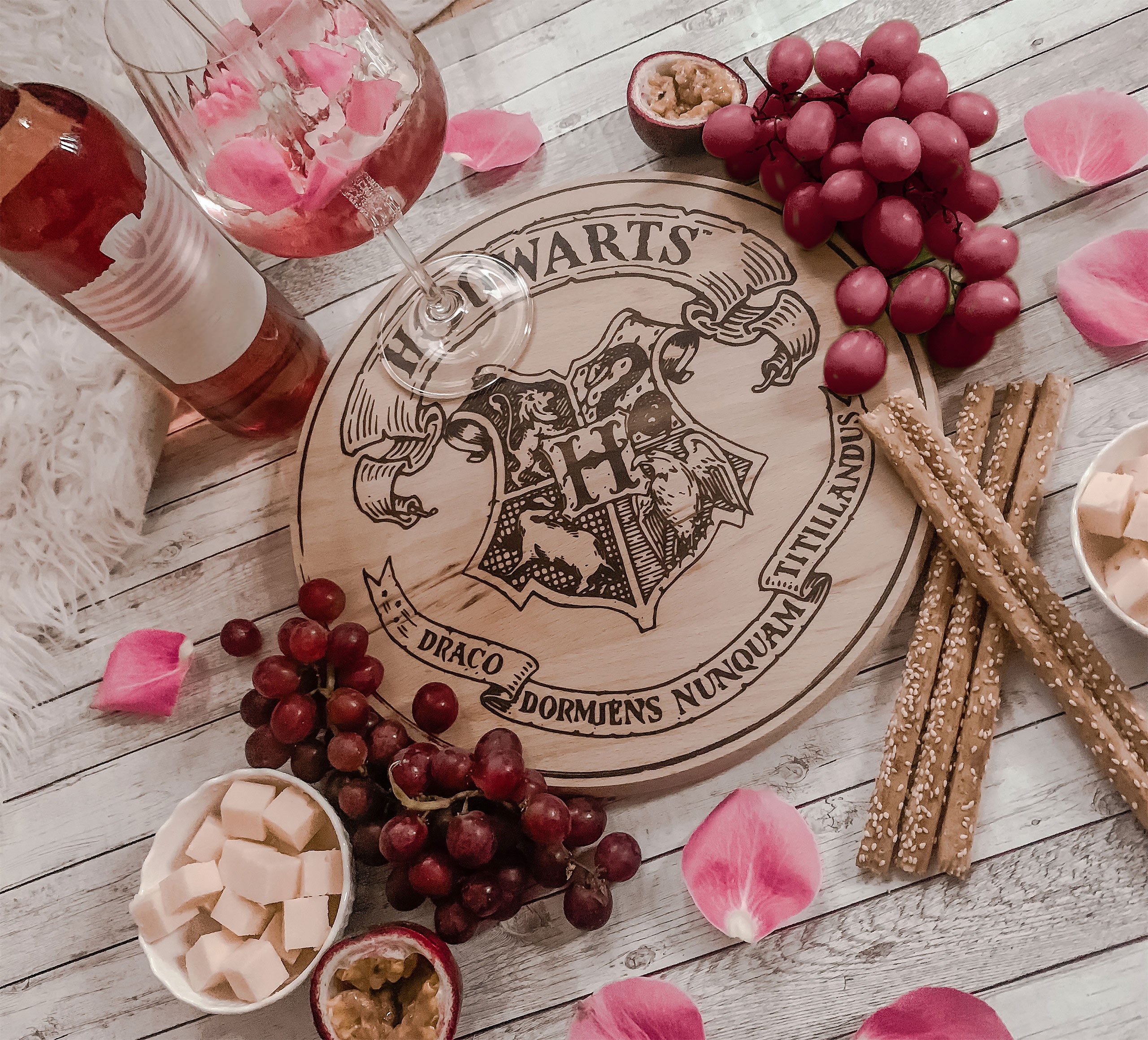 Productafbeelding Harry Potter - Hogwarts Wapen Snijplank Beuken