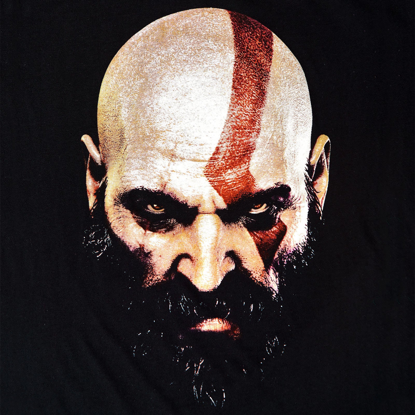 Productafbeelding God of War - Kratos gezicht T-shirt zwart