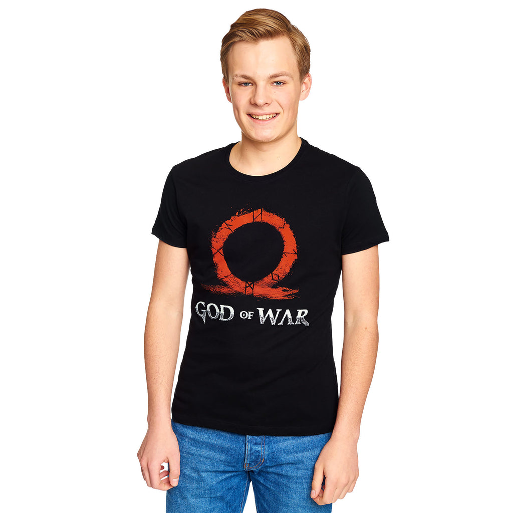 Productafbeelding God of War - Rood Logo T-Shirt zwart