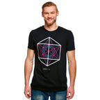 Productafbeelding Dungeons & Dragons - 2d10 + 4 symbool T-shirt zwart
