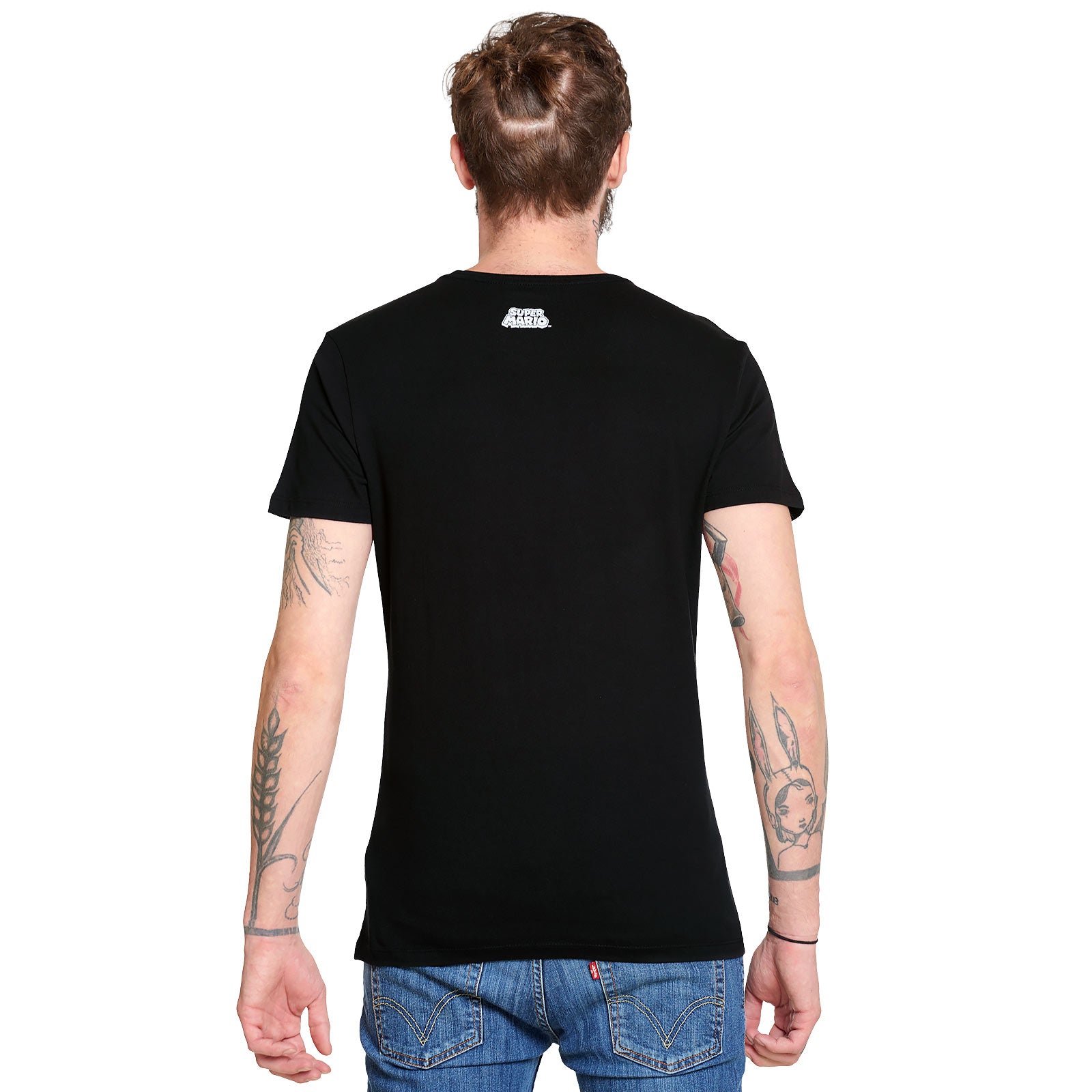 Productafbeelding Super Mario - Bullet Bill Propaganda Poster T-Shirt Zwart