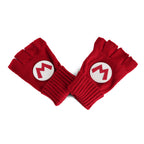 Product image Super Mario - Fingerless Logo Gloves Red