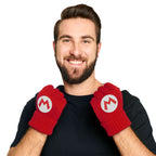Product image Super Mario - Fingerless Logo Gloves Red