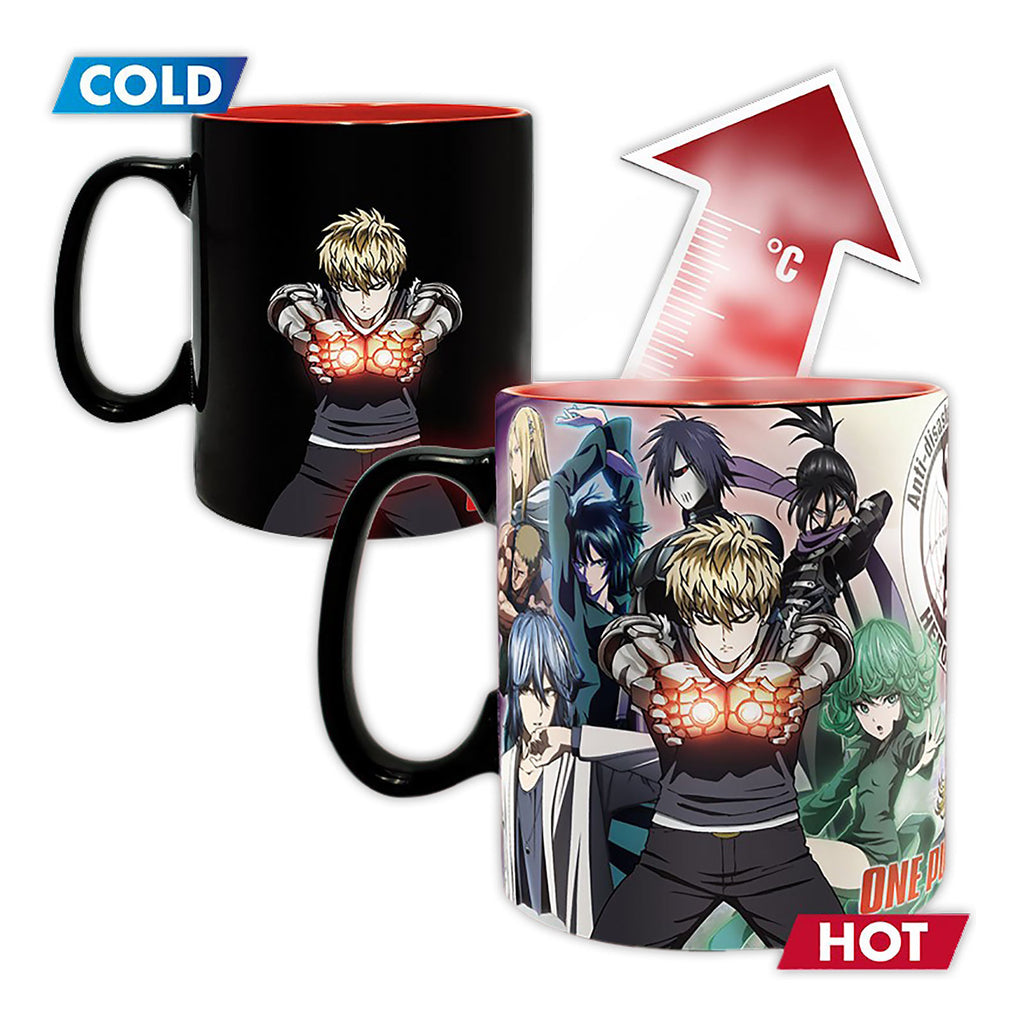 Productafbeelding One Punch Man - Heroes Thermo Effect Mok