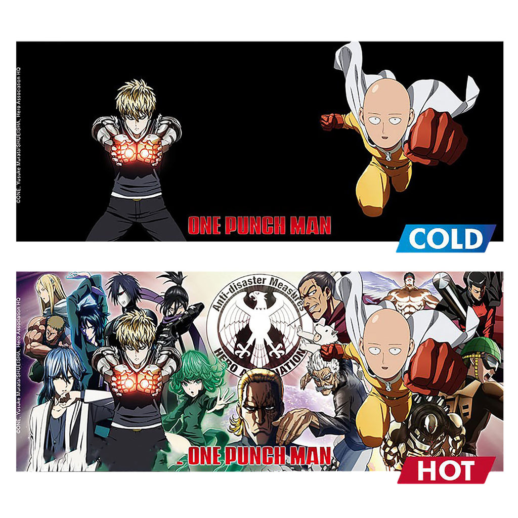 Productafbeelding One Punch Man - Heroes Thermo Effect Mok