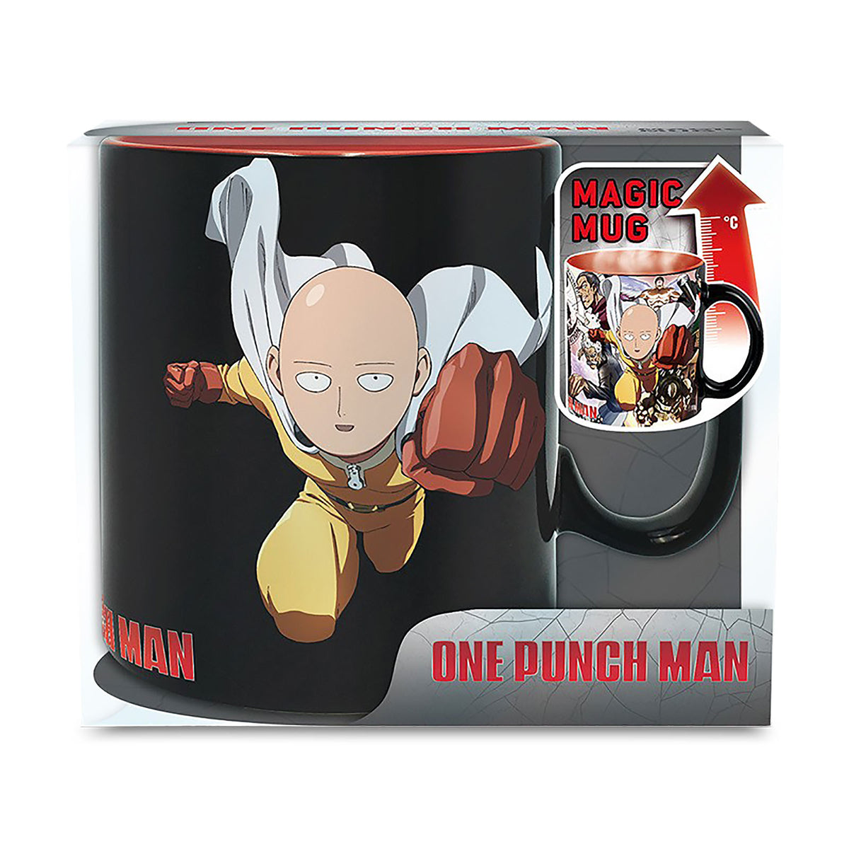 Productafbeelding One Punch Man - Heroes Thermo Effect Mok