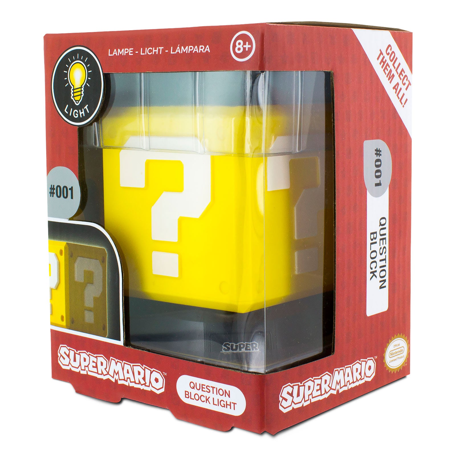 Productafbeelding Super Mario - Vraagtekenblok 3D Tafellamp