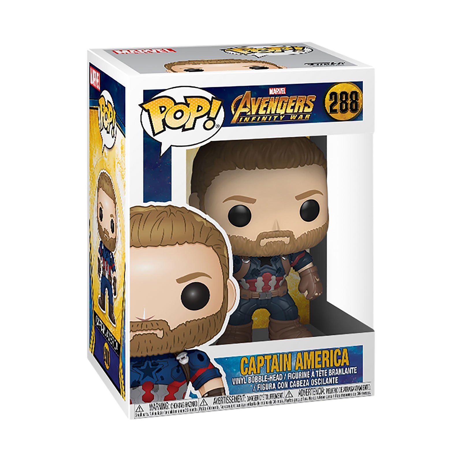 Productafbeelding Avengers - Captain America Infinity War Funko Pop Bobblehead Figuur