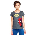 Productafbeelding Deadpool - Chibi Dames T-Shirt Grijs