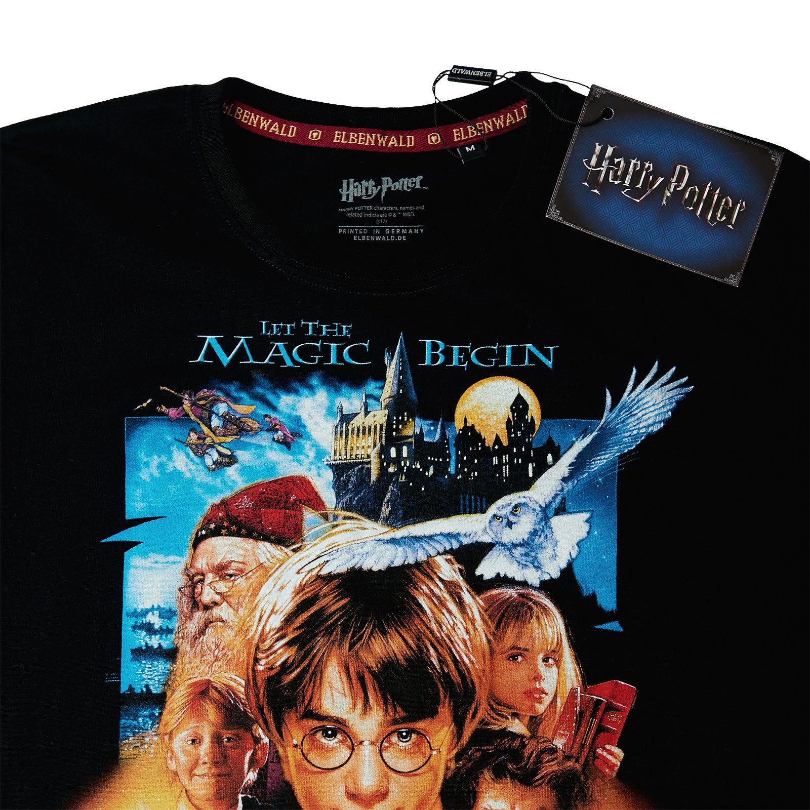 Productafbeelding Harry Potter - Steen der Wijzen Poster T-Shirt Zwart