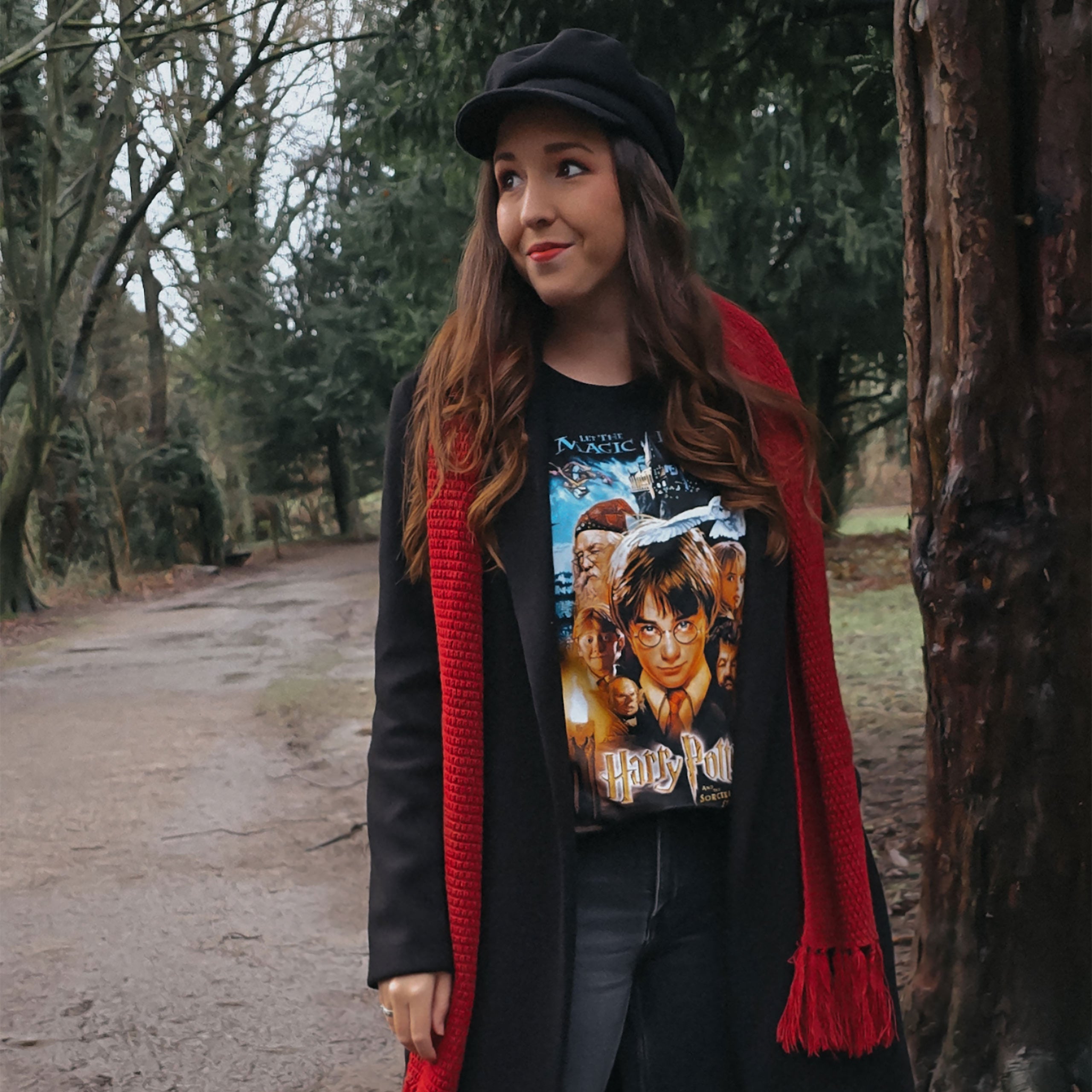 Productafbeelding Harry Potter - Steen der Wijzen Poster T-Shirt Zwart