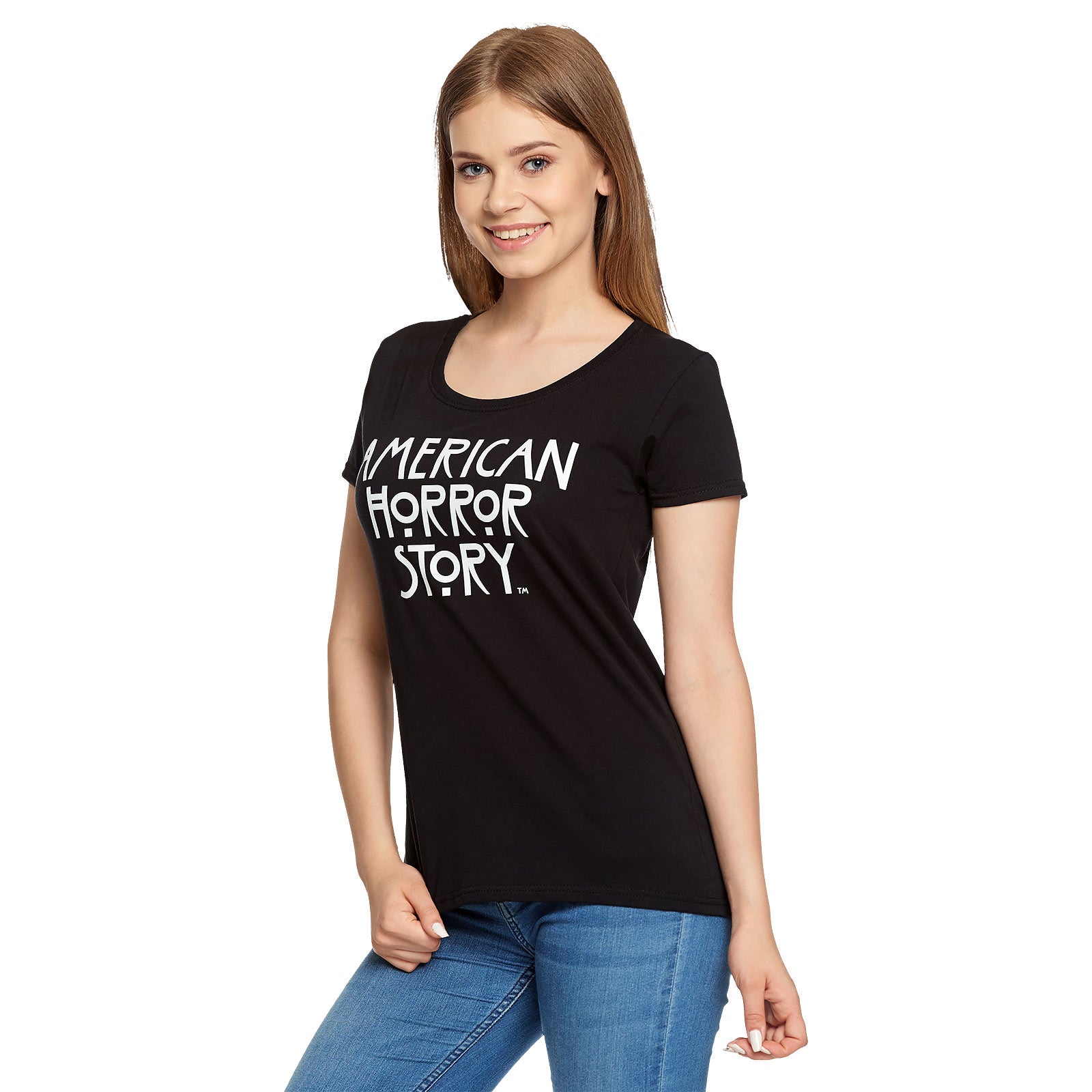 Productafbeelding American Horror Story - Logo T-Shirt Dames Zwart