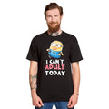 Productafbeelding Minions - Geen volwassenen vandaag T-Shirt zwart