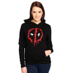 Productafbeelding Deadpool - Logo Hoodie Dames Zwart