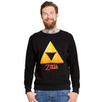 Productafbeelding Zelda - Triforce Hyrule Logo Sweater Zwart