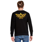 Productafbeelding Zelda - Triforce Hyrule Logo Sweater Zwart