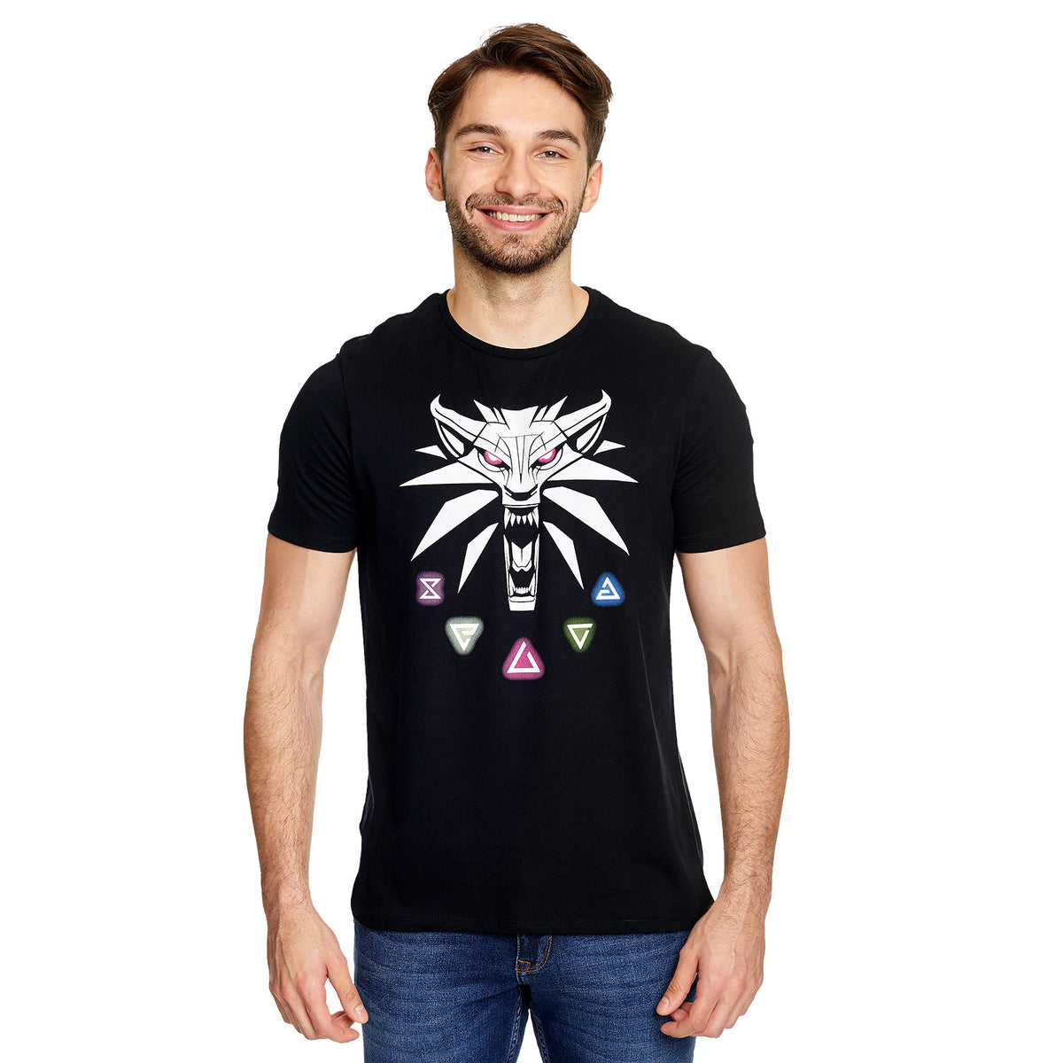 Productafbeelding Witcher - Hekser Teken T-shirt zwart