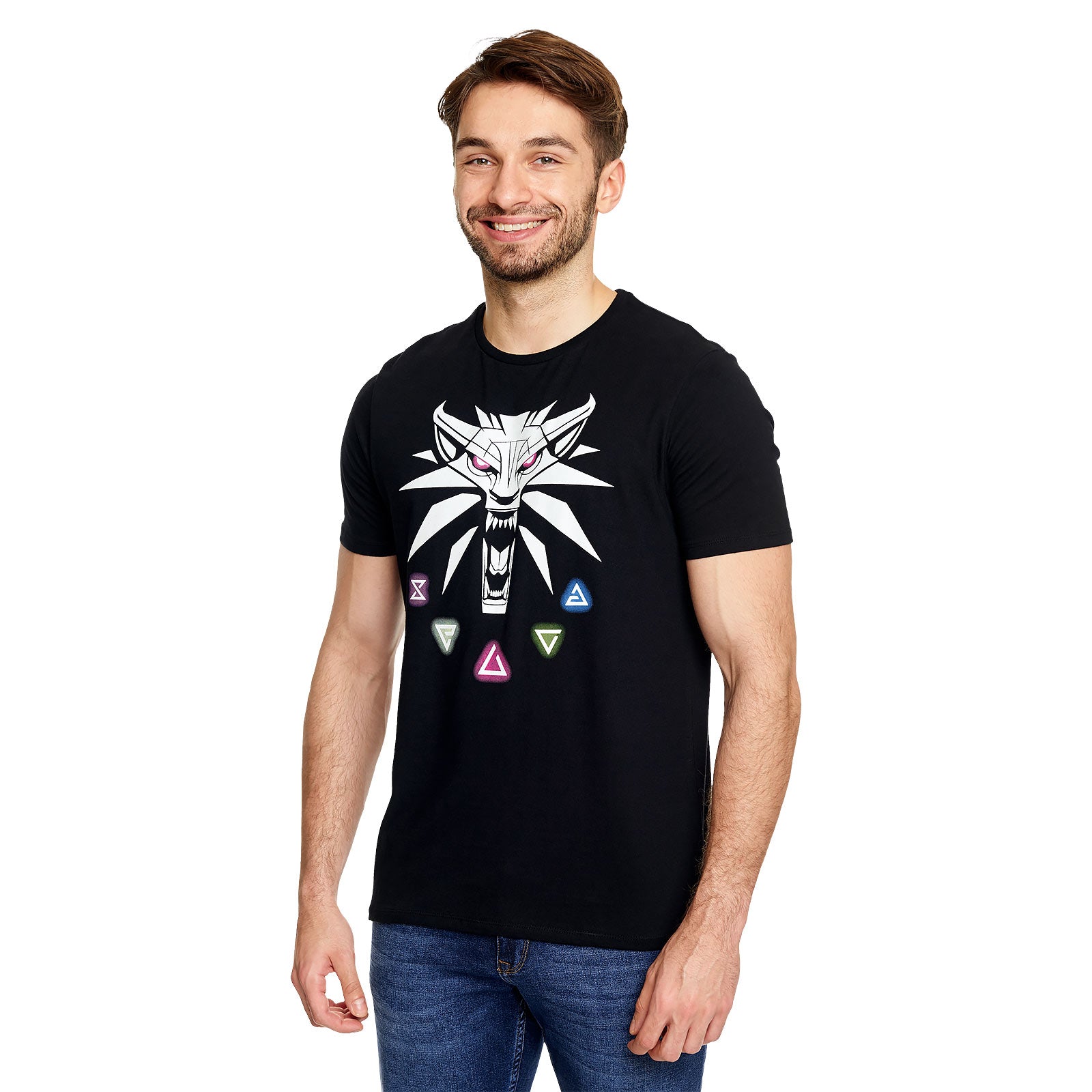 Productafbeelding Witcher - Hekser Teken T-shirt zwart