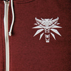 Productafbeelding Witcher - Wolf Medaillon Hoodie rood