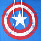 Productafbeelding Captain America - Shield Hoodie Dames blauw