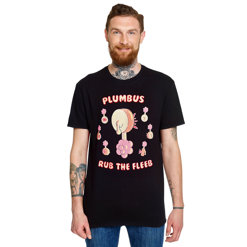 Productafbeelding Rick en Morty - Plumbus T-shirt zwart