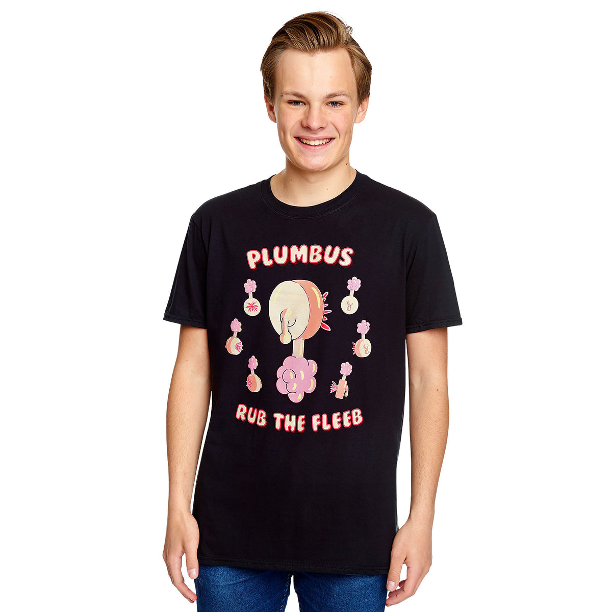 Productafbeelding Rick en Morty - Plumbus T-shirt zwart