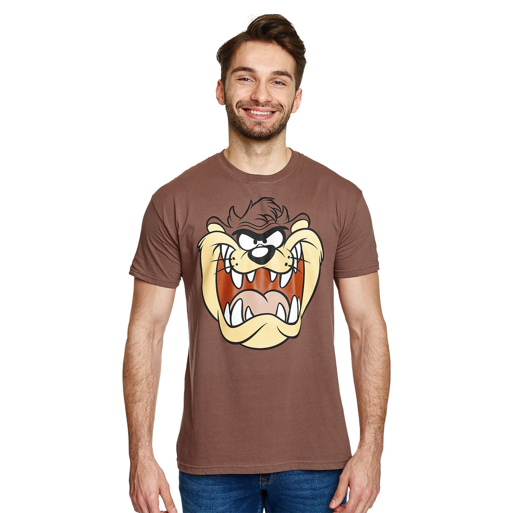 Productafbeelding Looney Tunes - Taz Face T-Shirt bruin