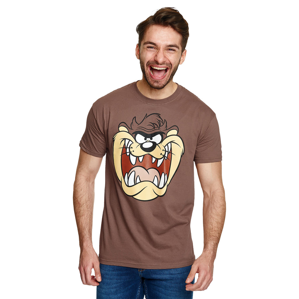 Productafbeelding Looney Tunes - Taz Face T-Shirt bruin
