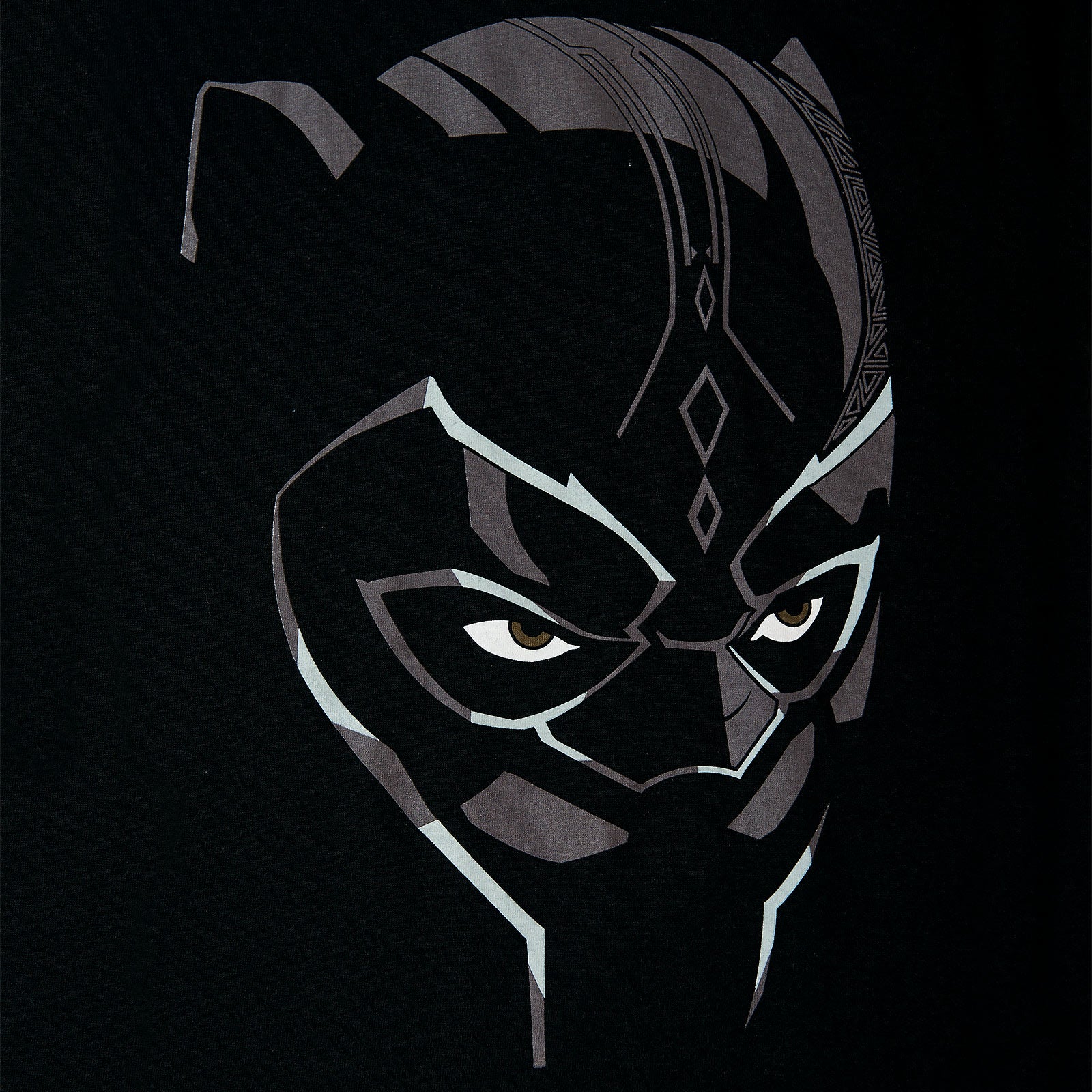 Productafbeelding Black Panther - Masker T-shirt Zwart