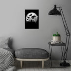 Productafbeelding Magic Flight at Night Metalen Poster voor Harry Potter Fans