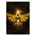 Productafbeelding Hyrule Logo Metalen Poster voor Zelda Fans