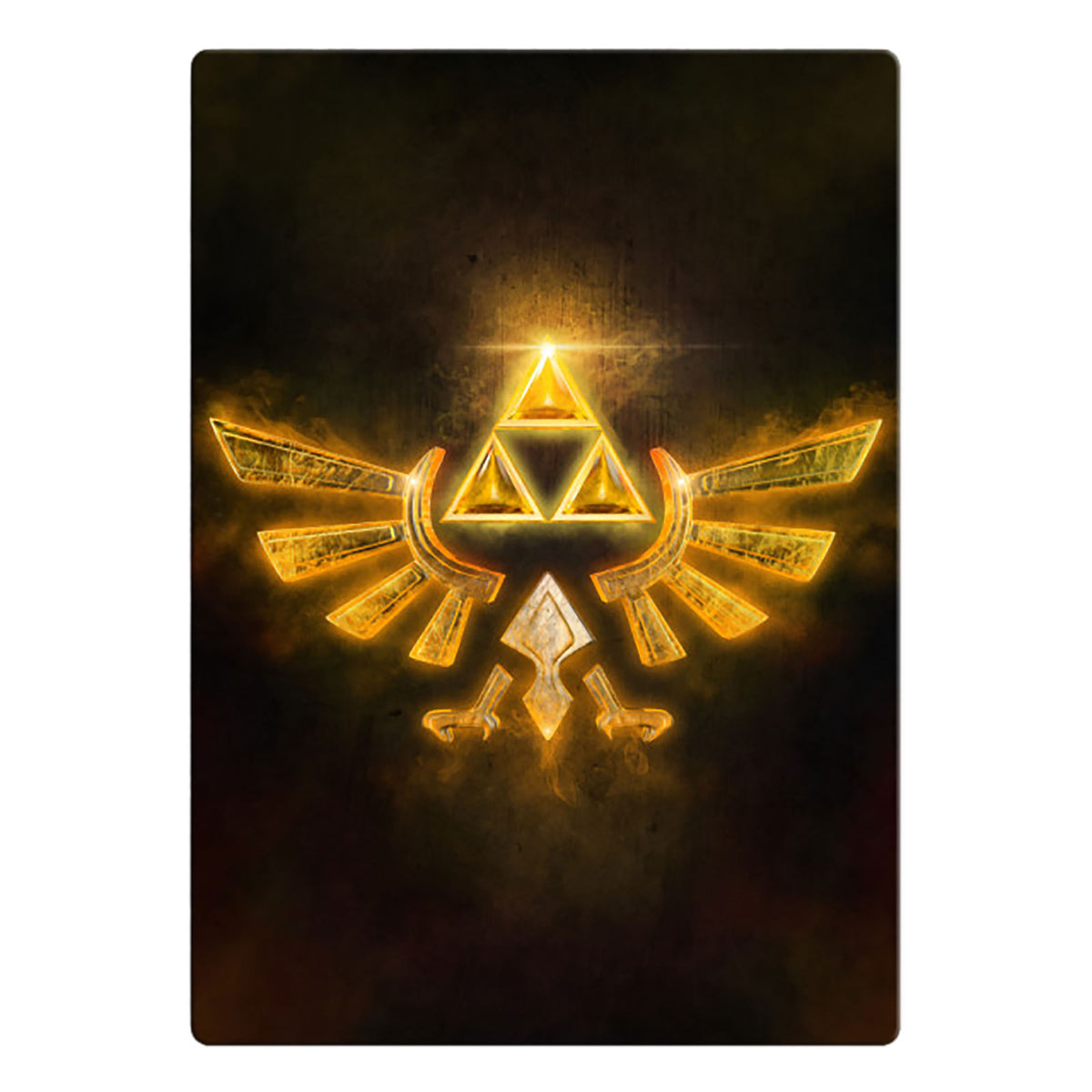 Productafbeelding Hyrule Logo Metalen Poster voor Zelda Fans