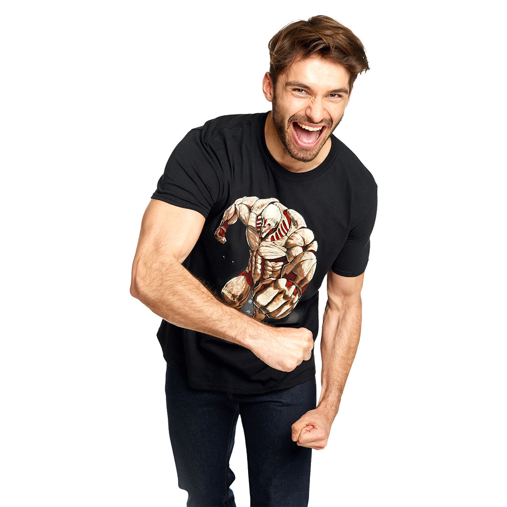Productafbeelding Attack on Titan - Armored Titan T-shirt zwart