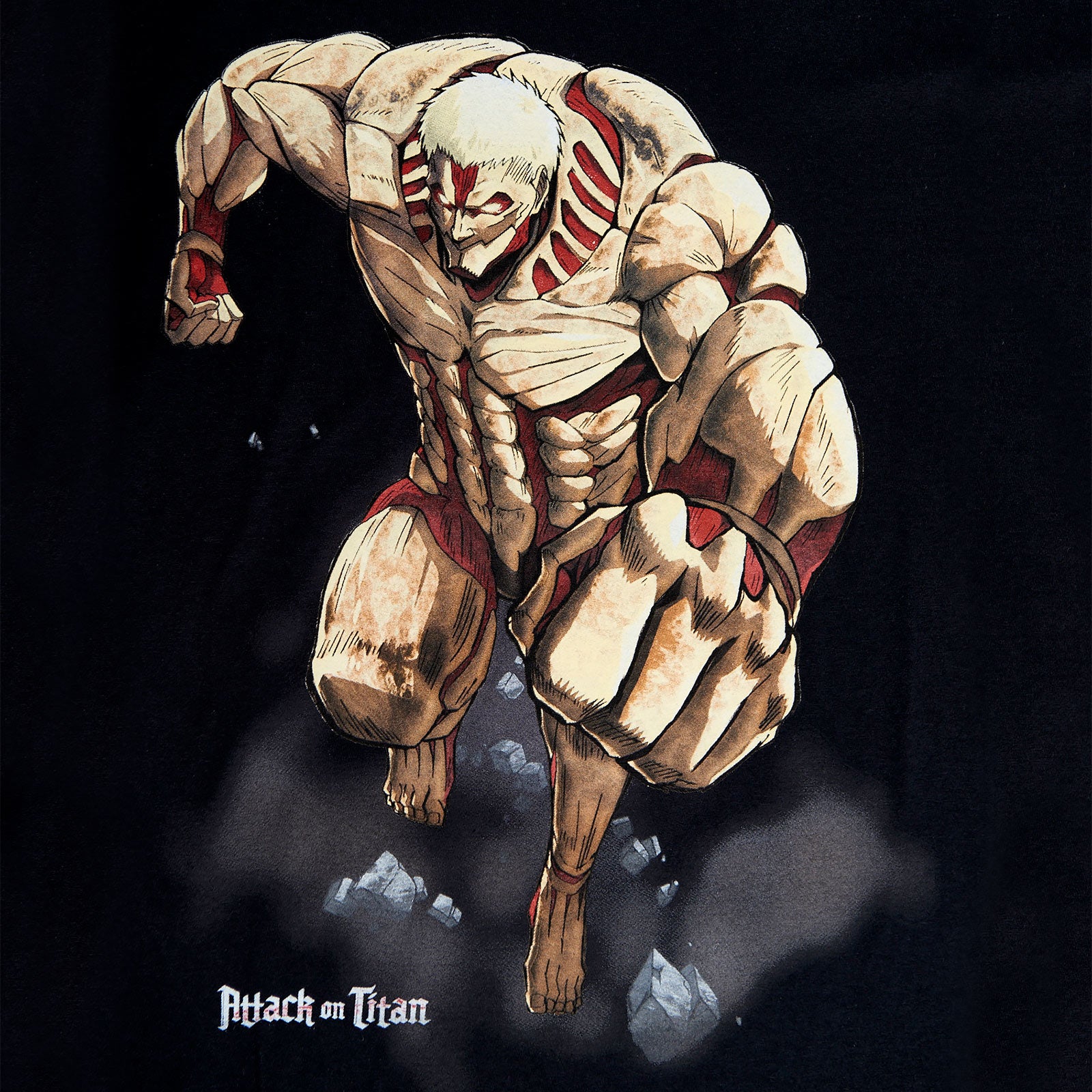 Productafbeelding Attack on Titan - Armored Titan T-shirt zwart