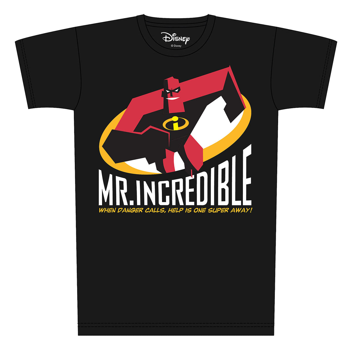 Productafbeelding The Incredibles - One Super Away T-shirt Zwart