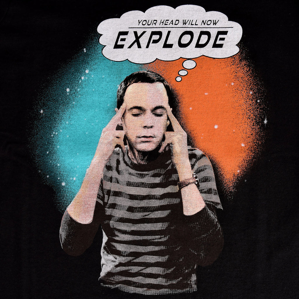 Productafbeelding Big Bang Theory - Sheldon Explode Dames T-Shirt Zwart