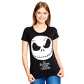 Productafbeelding Nightmare Before Christmas - Jack Smile Dames T-shirt Zwart