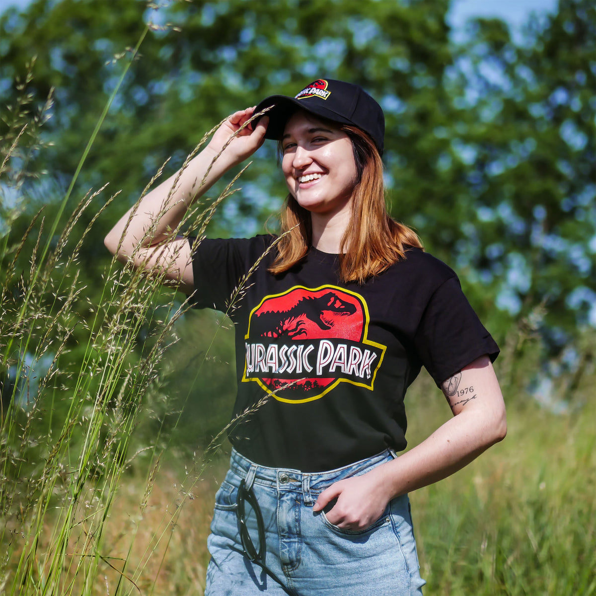Productafbeelding Jurassic Park - Film Logo Baseball Cap Zwart