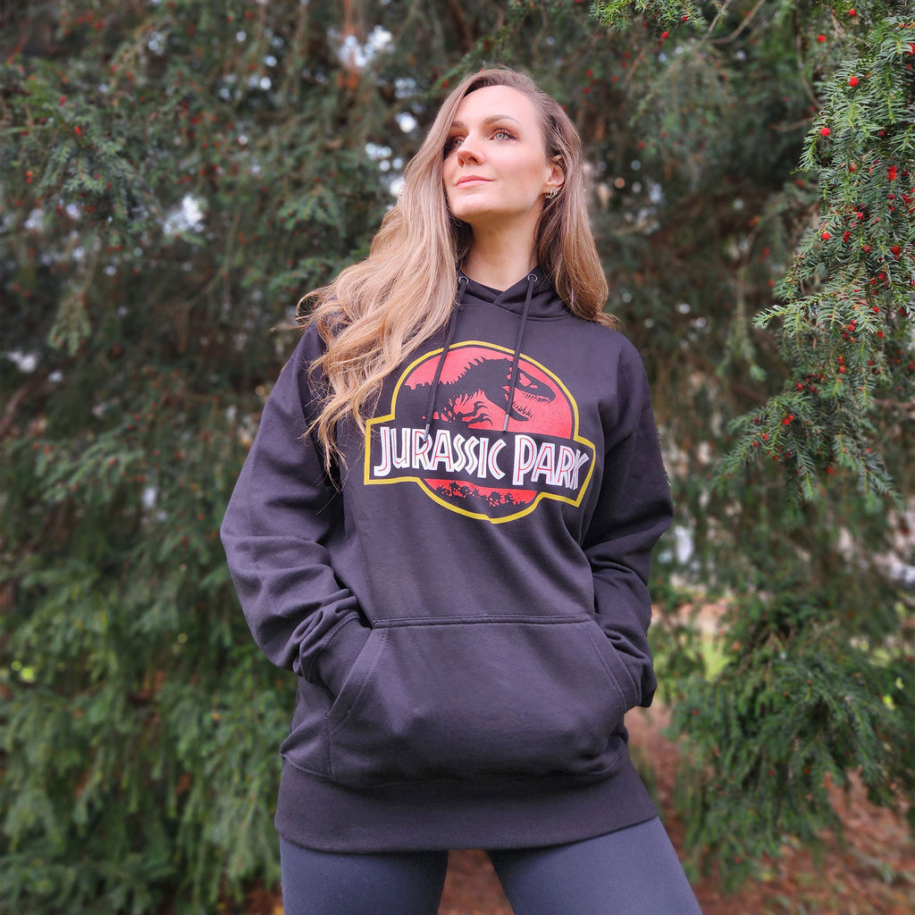 Productafbeelding Jurassic Park - Film Logo Hoodie Zwart