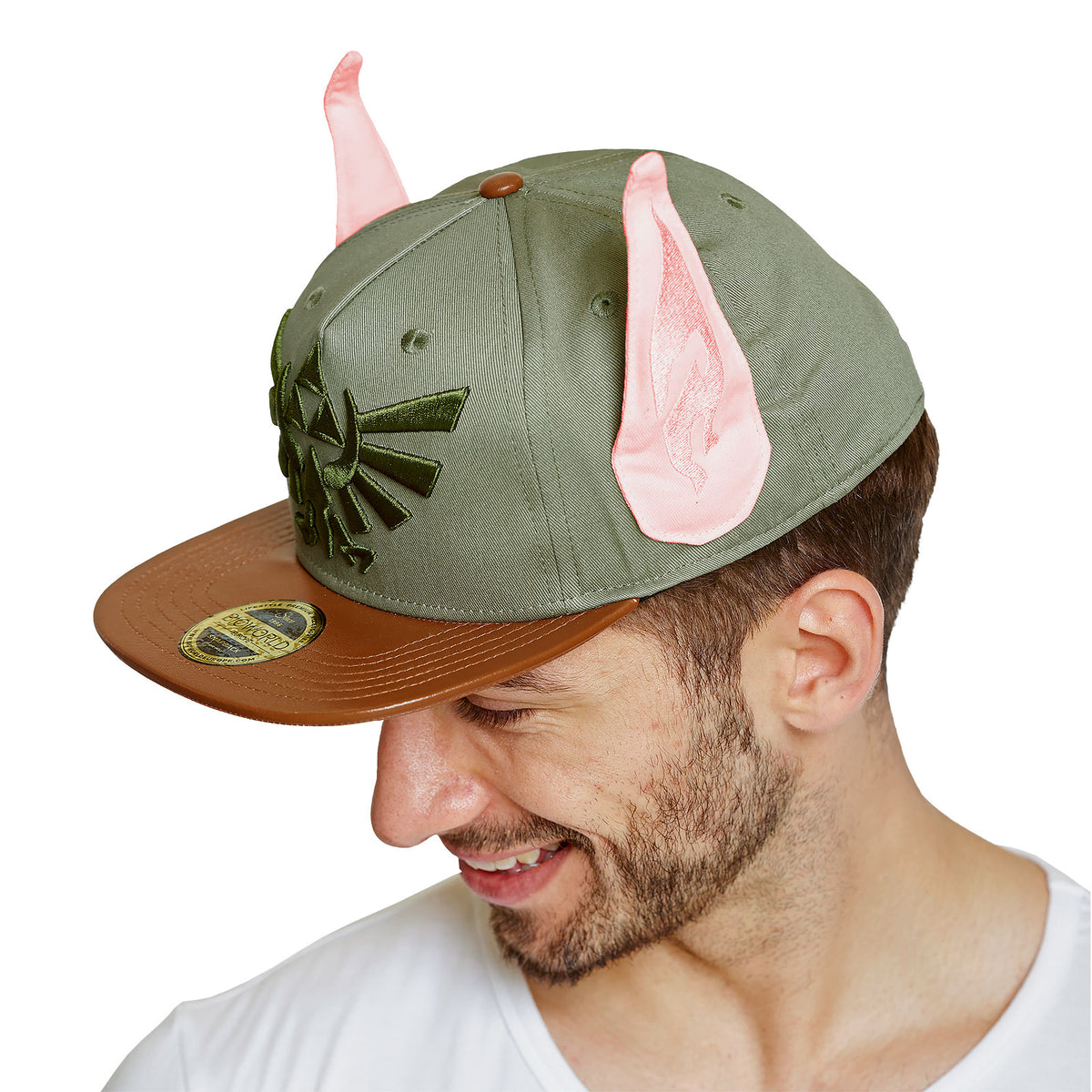Productafbeelding Zelda - Hyrule Logo Snapback Cap met Link Oren
