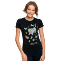 Productafbeelding Rick en Morty - Crazy Cat Dames T-Shirt Zwart