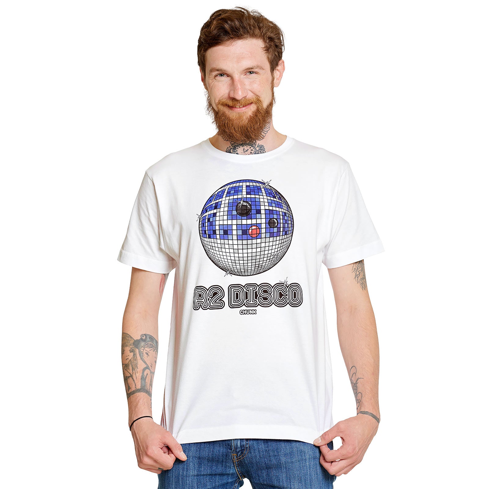 Product image Droid Disco T-Shirt for Star Wars Fans white