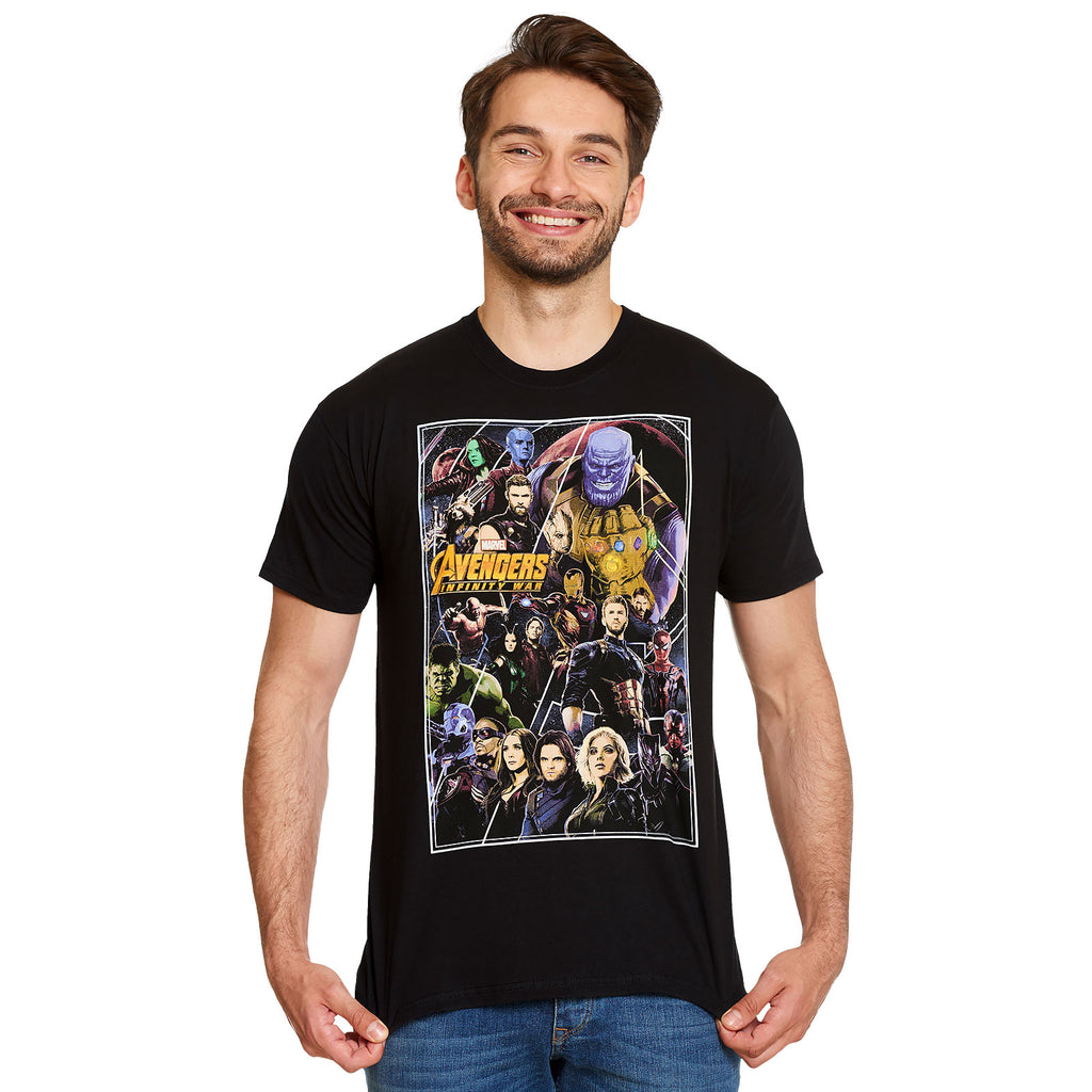 Productafbeelding Avengers - Infinity War Poster Collage T-shirt zwart
