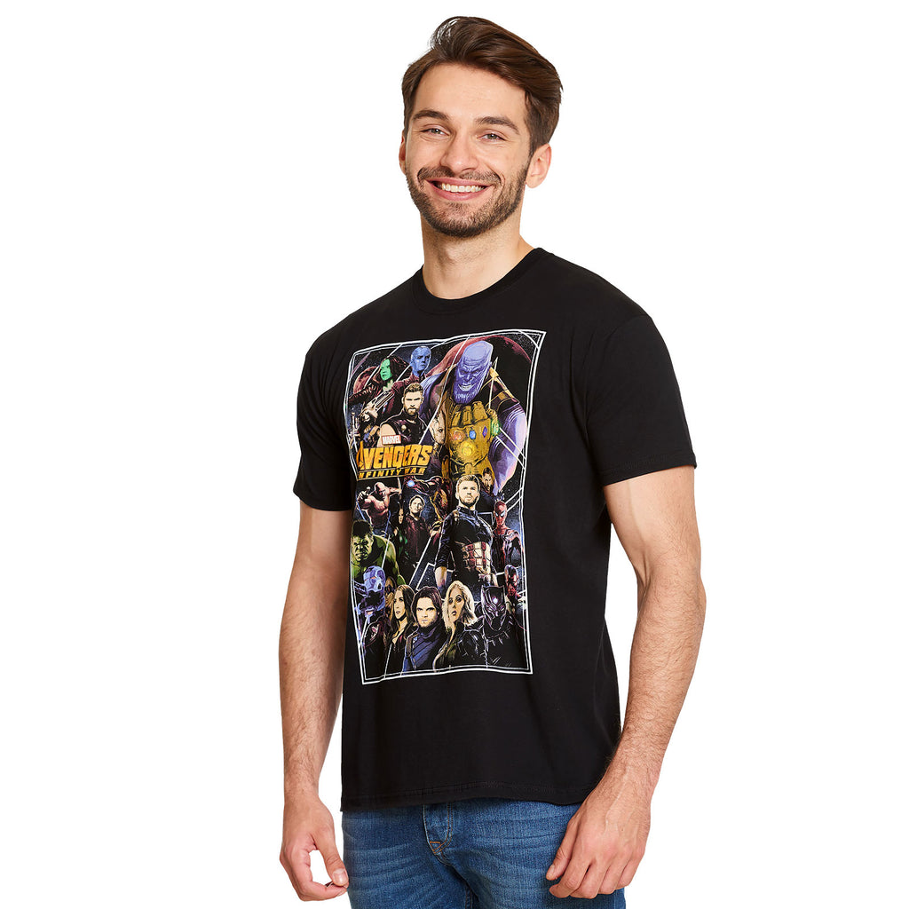 Productafbeelding Avengers - Infinity War Poster Collage T-shirt zwart