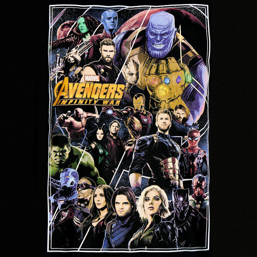 Productafbeelding Avengers - Infinity War Poster Collage T-shirt zwart