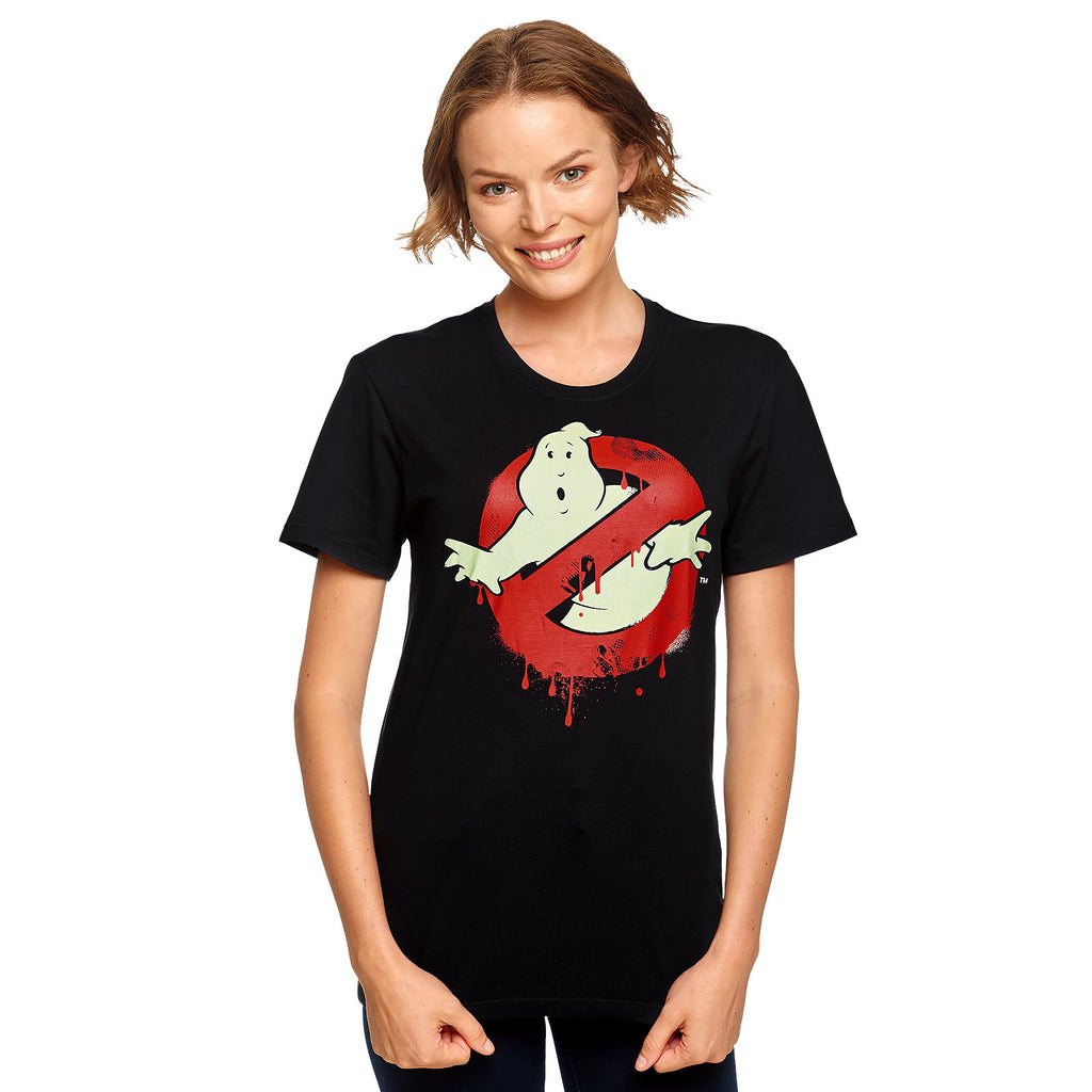 Productafbeelding Ghostbusters - Glow in the Dark Logo T-shirt